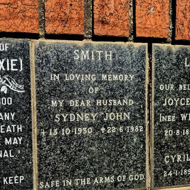SMITH Sydney John 1930-1982