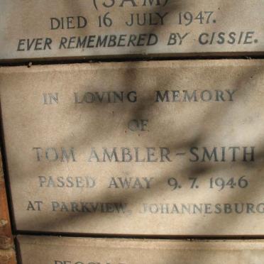 SMITH Tom, AMBLER -1946