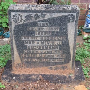 UECKERMANN Louise 1931-1941