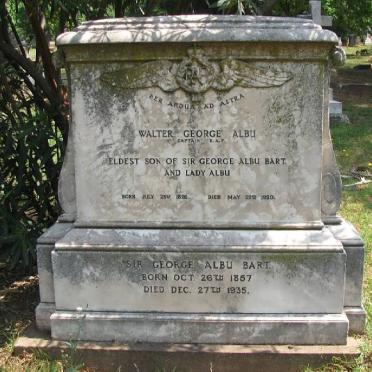 ALBU Walter George 1892-1920 :: ALBU Sir George 1857-1935