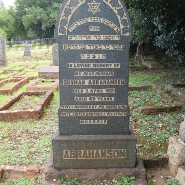 ABRAHAMSON Susman -1921