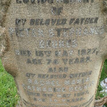 BEUKES Pieter Stephanus -1927 &amp; Rachel Maria Catharina -1937