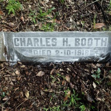 BOOTH Charles H. -1918