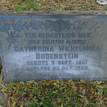 BODENSTEIN Catherina Wilhelmina 1861-1939