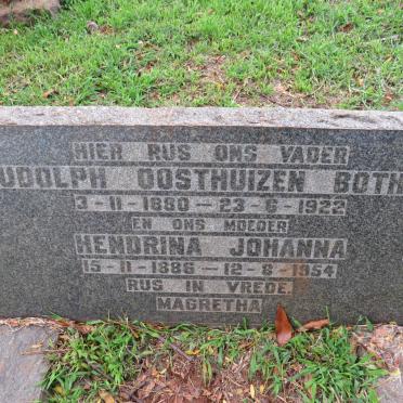 BOTHMA Rudolph Oosthuizen 1880-1922 &amp; Hendrina Johanna 1886-1954