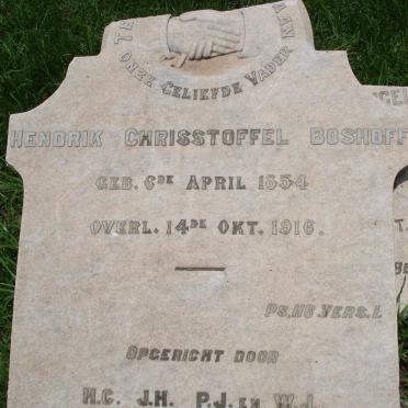 BOSHOFF Hendrik Christoffel 1854-1916 &amp; ? Engela ZWIGELAAR 1863-1938_1