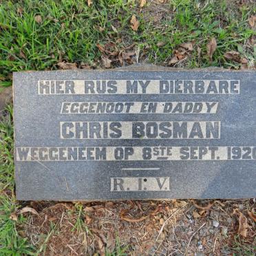 BOSMAN Chris -1920