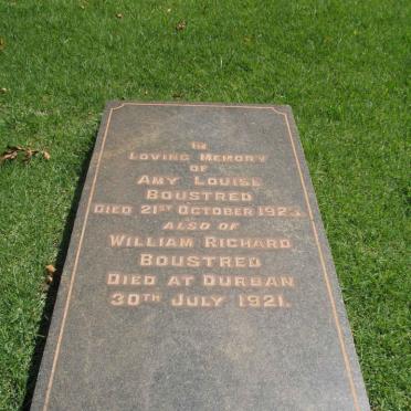 BOUSTRED William Richard -1921 &amp; Amy Louise -1923