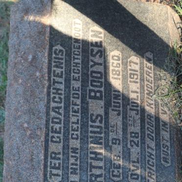BOOYSEN Marthinus 1860-1917