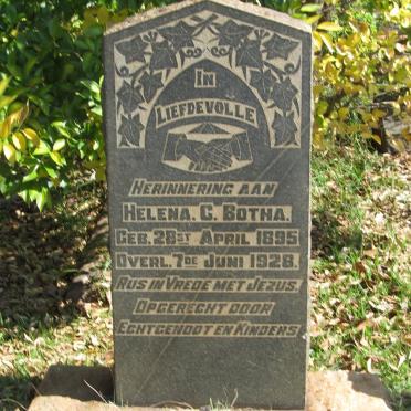 BOTHA Helena G. 1895-1928