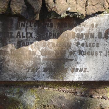 BROWN Alex Shepard  - 1925