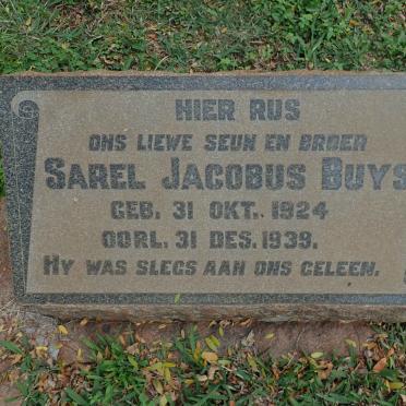 BUYS Sarel Jacobus 1924-1939
