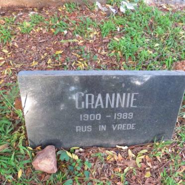 ? Grannie 1900-1989