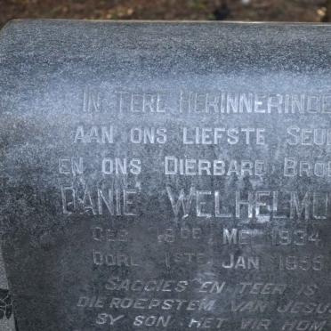 KLEYNHANS Daniel Wilhelmus 1934-1955