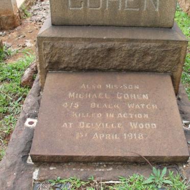 COHEN Michael -1918