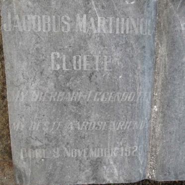 CLOETE Jacobus Marthinus -1929