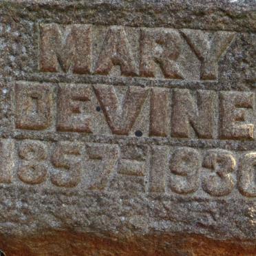 DEVINE Mary 1857-1930