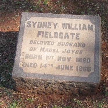 FIELDGATE Sydney William 1880-1966