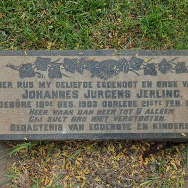JERLING Johannes Jurgens 1903-1939