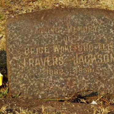 JACKSON Price Wakeford Lee, TRAVERS 1882-1958