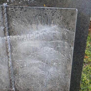 JANSEN Nicolaas Johannes 1883-1961 &amp; Anna Magdalena Jacoba VAN RENSBURG 1888-1958
