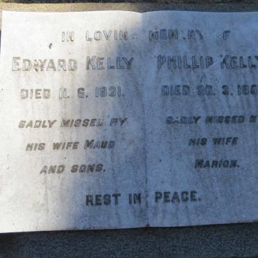 KELLY Edward -1931 :: KELLY Phillip -1957