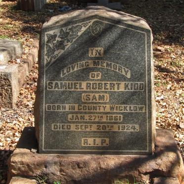 KIDD Samuel Robert 1861-1924
