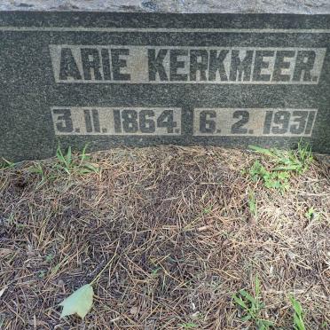 KERKMEER Arie 1864-1931