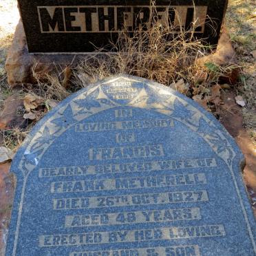 METHERELL Frank -1927