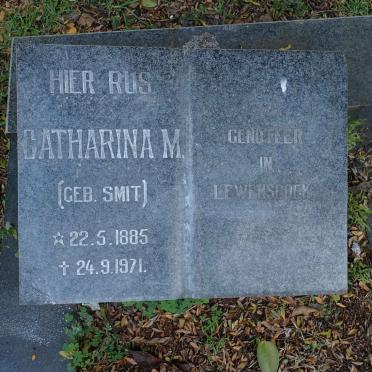 MARITZ Catharina M. nee SMIT 1885-1971