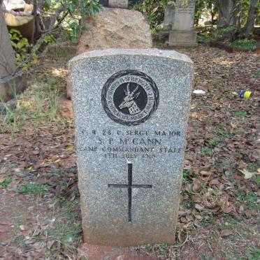 McCANN S.P. -1918