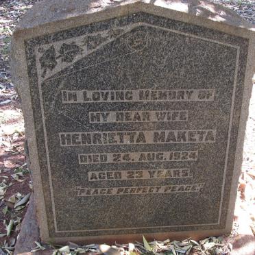 MAKETA Henrietta -1924