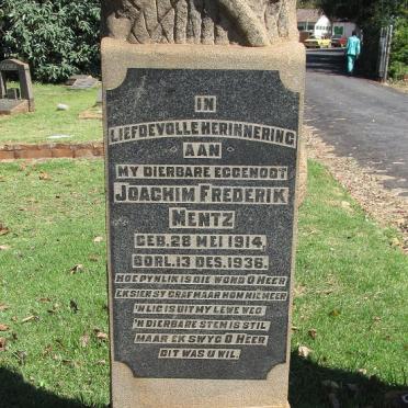 MENTZ Joachim Frederik 1914-1936