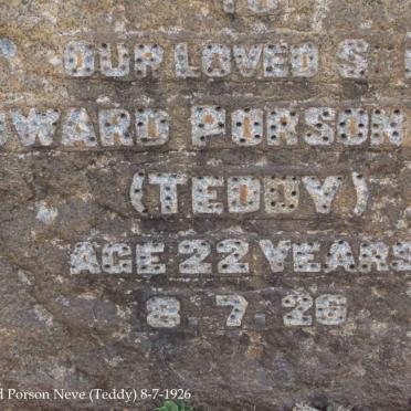 NEVE Edward Porson -1926