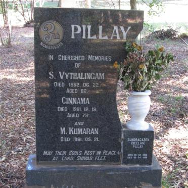 PILLAY Vythalingam S. -1962 :: PILLAY Cinnama -1981