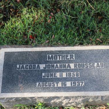 ROUSSEAU Jacoba Johanna 1858-1937