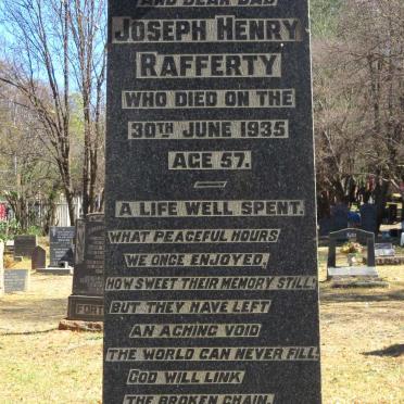 RAFFERTY Joseph Henry -1935