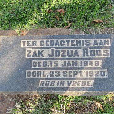 ROOS Zak Jozua 1848-1920