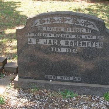 RADEMEYER J.P. Jack 1897-1964