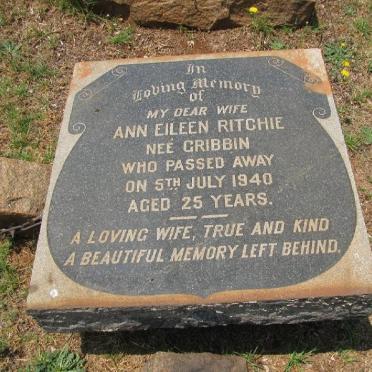 RITCHIE Ann Eileen nee GRIBBIN -1940