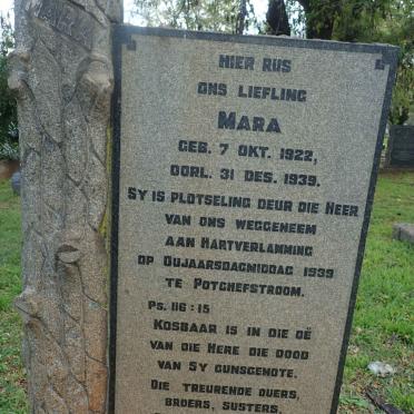 ROOY Mara, van 1922-1939