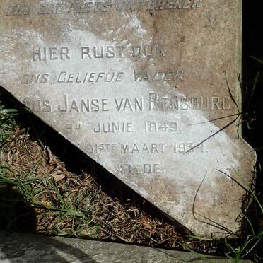 RENSBURG Jacobus, Janse van 1849-1934 &amp; Sara Johanna DU TOIT 1855-1922