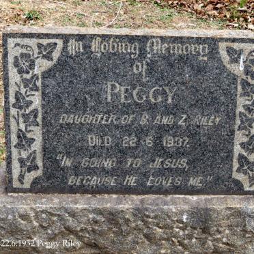 RILEY Peggy -1937