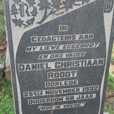 ROODT Daniel Christiaan -1932