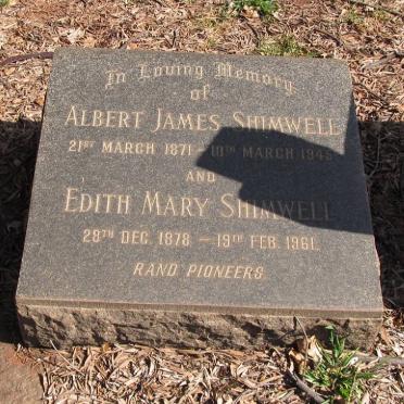 SHIMWELL Albert James 1871-1945 &amp; Edith Mary 1878-1961