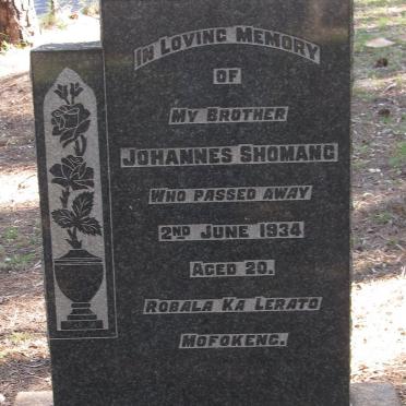 SHOMANG Johannes -1934
