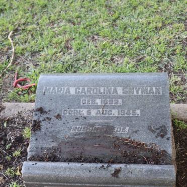 SNYMAN Maria Carolina 1892-1945