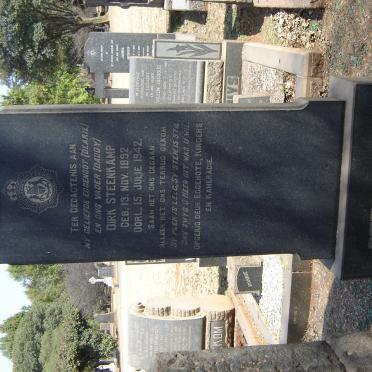 STEENKAMP Dirk 1892-1942