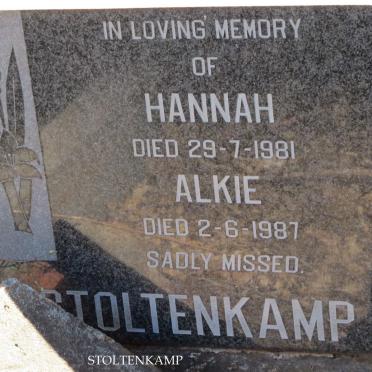 STOLTENKAMP Alkie -1987 &amp; Hannah -1981