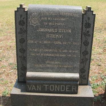 STEYN Johannes 1920-1953